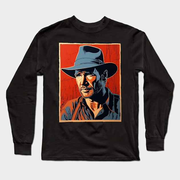 Indiana Jones - PULP Long Sleeve T-Shirt by Ciokermatt